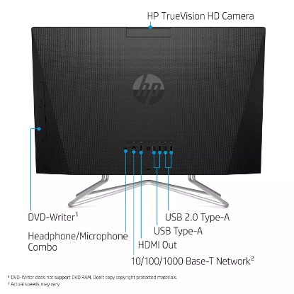 Picture of HP - 23.8" Full HD Touch All-in-One - 10th Gen Intel Core i5 - 8GB RAM + 16GB Intel Optane Memory - 1TB Hard Drive - USB Black Wired Keyboard and Mouse Combo - HP Privacy Camera - 2 Year Warranty Care Pack - Windows 10 Home