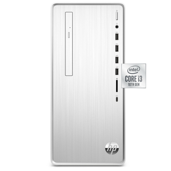 Picture of HP - Pavilion - DesktopTower - 10th Gen Intel Core i3 - 4GB+16GB Intel® Optane™ Memory - 1TB Hard Drive - USB Black Wired Keyboard and Mouse Combo - 2 Year Warranty Care Pack - Windows 10 Home