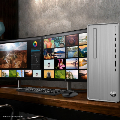 Picture of HP - Pavilion - DesktopTower - 10th Gen Intel Core i3 - 4GB+16GB Intel® Optane™ Memory - 1TB Hard Drive - USB Black Wired Keyboard and Mouse Combo - 2 Year Warranty Care Pack - Windows 10 Home