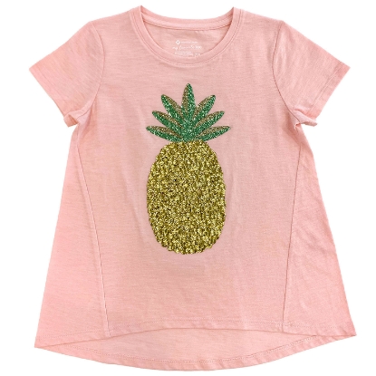 Member's Mark Girl's 2pk Flip Sequin Tee