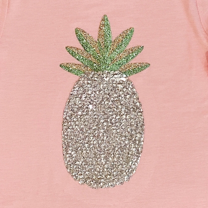 Member's Mark Girl's 2pk Flip Sequin Tee