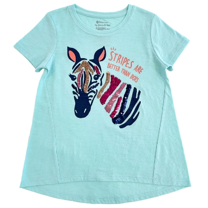 Member's Mark Girl's 2pk Flip Sequin Tee