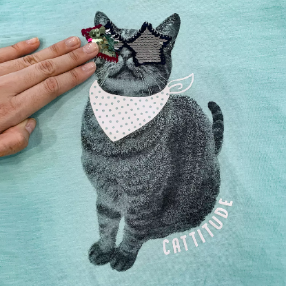 Member's Mark Girl's 2pk Flip Sequin Tee