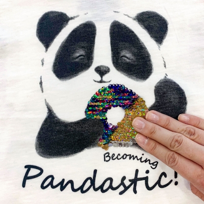 Member's Mark Girl's 2pk Flip Sequin Tee