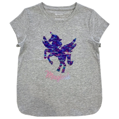 Member's Mark Girl's 2pk Flip Sequin Tee