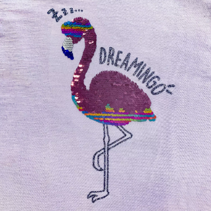 Member's Mark Girl's 2pk Flip Sequin Tee