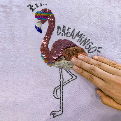 Member's Mark Girl's 2pk Flip Sequin Tee