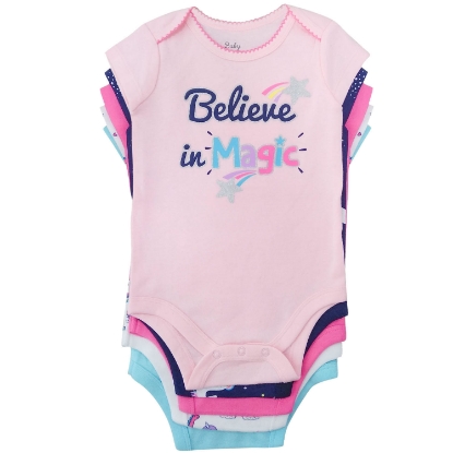 Member's Mark Girls' 5pk Bodysuit