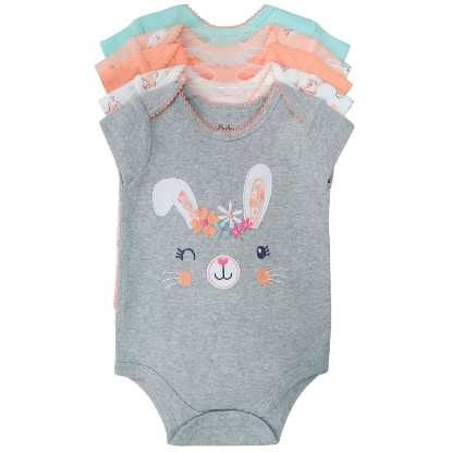 Member's Mark Girls' 5pk Bodysuit