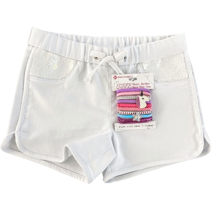 Member's Mark Girls 2pk Knit Denim Shorts
