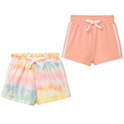 Btween Girl's Tie Front 2pk Short Set