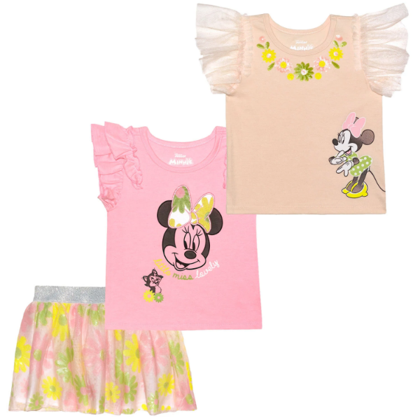 Licensed Minnie 3 Piece Skort Set
