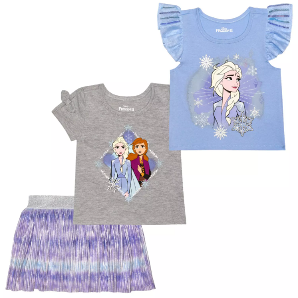 Licensed Frozen 3 Piece Skort Set