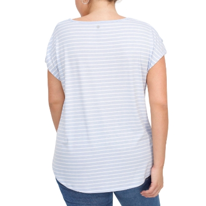 Plus Size Open Shoulder Criss Cross Short Sleeve Top