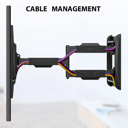 Picture of Member's Mark Full Motion Extended TV Wall Mount with Articulating Dual Swivel Arms for 32"-90" TVs