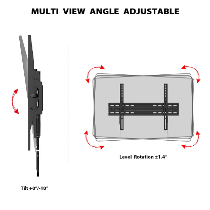 Picture of Member's Mark Tilting TV Wall Mount with Low Profile and Levelling Design for 32-90 inch TVs