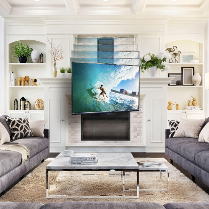 Picture of MantelMount MM750 Pro Heavy Duty Drop Down and Swivel Television Mount