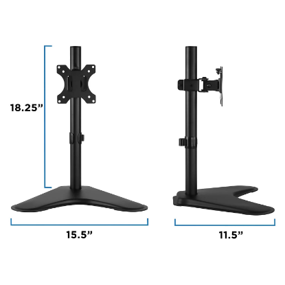 Picture of Mount-It! MI-101757 Freestanding Single Monitor Desk Stand