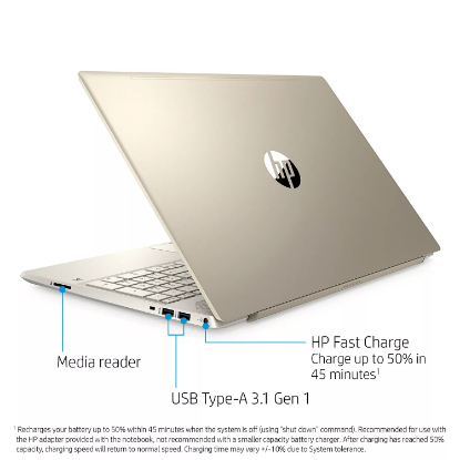 Picture of HP - Pavilion - 15.6" Full HD Touchscreen Laptop - 10th Gen Intel Core i7 Processor - 8GB RAM + 32GB Intel Optane - 512GB Solid State Drive - Backlit Keyboard with Numeric Keypad - 2 Year Warranty Care Pack - Windows 10 Home (Warm Gold)