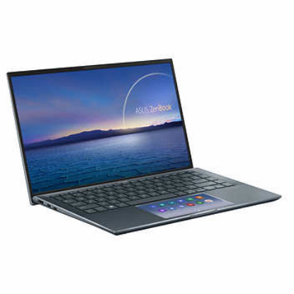 Picture of ASUS 14" Zenbook UX435EG Touchscreen Laptop - 11th Gen Intel Core i7-1165G7 - 1080p - Pine Grey
