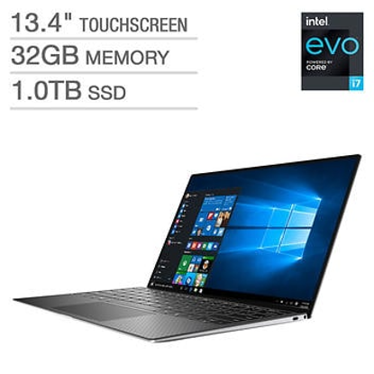 Picture of New Dell XPS 13 Touchscreen Intel Evo Platform Laptop - 11th Gen Intel Core i7-1185G7 - UHD+