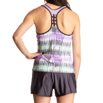 ZeroXposur Ladies Racerback Action Tankini & Swim Short