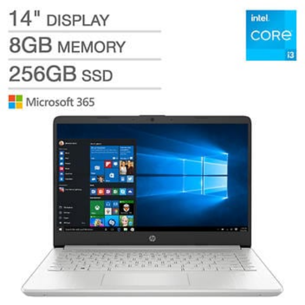 Picture of HP 14" Laptop - 11th Gen Intel Core i3-1115G4 - 1080p