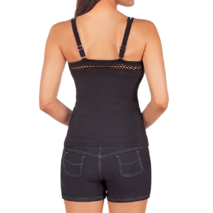 Free Country Ladies 2-piece Swim Set With High Neck Tankini & Swim Short