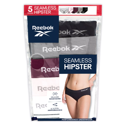 Reebok Ladies 5-pack Seamless Hipster