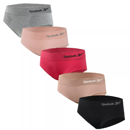 Reebok Ladies 5-pack Seamless Hipster