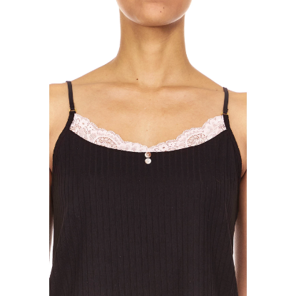 Flora Ladies 2-Piece Rib Knit Pj Set