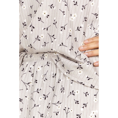 Flora Ladies 2-Piece Rib Knit Pj Set