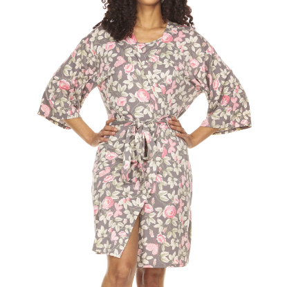 Flora Ladies 3-Piece Robe Pj Set