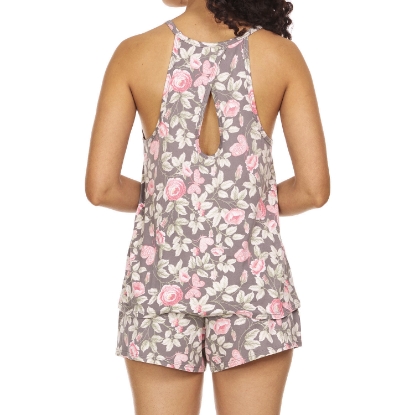 Flora Ladies 3-Piece Robe Pj Set