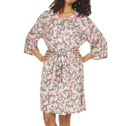 Flora Ladies 3-Piece Robe Pj Set