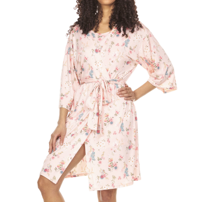 Flora Ladies 3-Piece Robe Pj Set