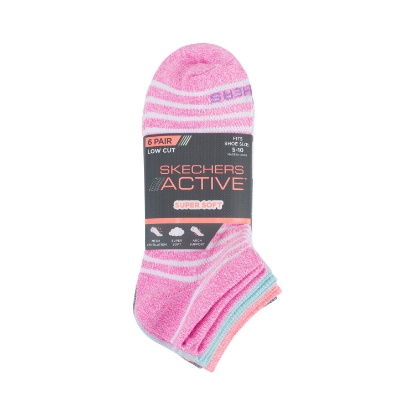 Skechers Ladies Super Soft Sock (6 pk.)