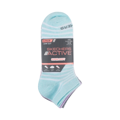 Skechers Ladies Super Soft Sock (6 pk.)