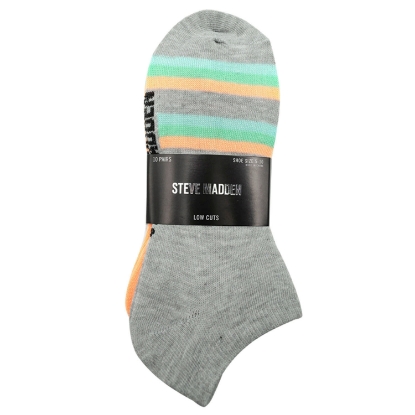 Steve Madden Women's Low-Cut Fashion Sock 10 Pack