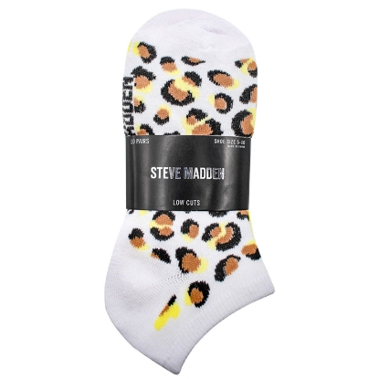 Steve Madden Women's Low-Cut Fashion Sock 10 Pack