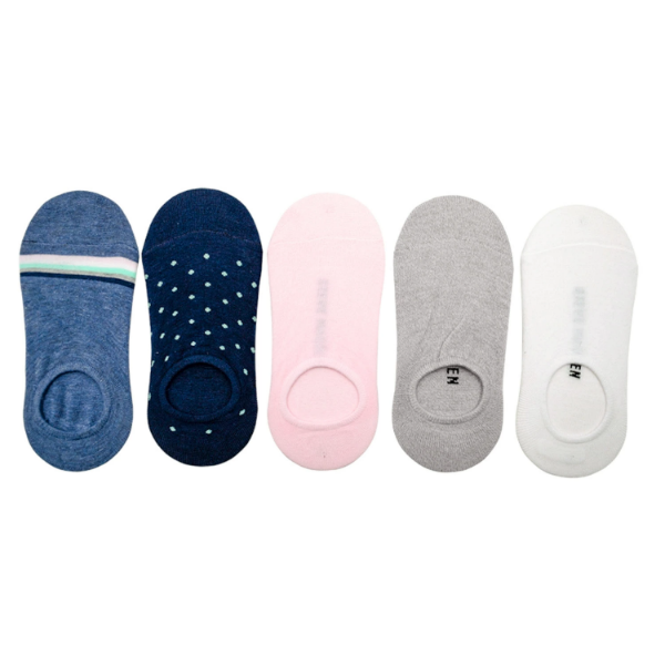 Steve Madden Ladies 5 Pack Sneaker Liner Sock