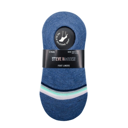Steve Madden Ladies 5 Pack Sneaker Liner Sock