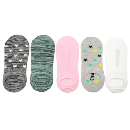 Steve Madden Ladies 5 Pack Sneaker Liner Sock