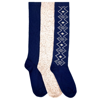 Hue Women's Knee Socks, 3 Pack