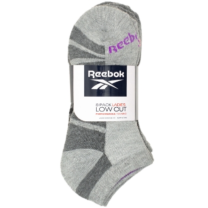 Reebok Ladies Cushion Low Cut Socks (8 Pack)