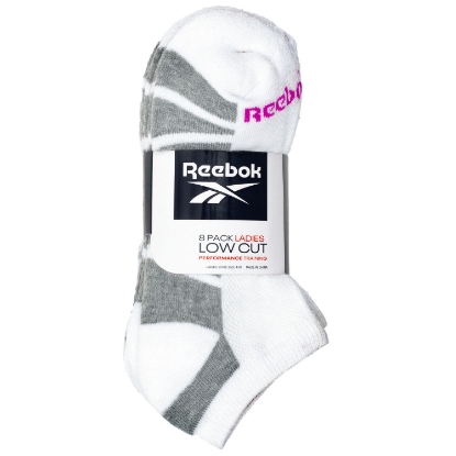 Reebok Ladies Cushion Low Cut Socks (8 Pack)