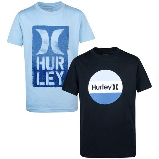 Picture of Hurley Short Sleeve Logo Graphic T-Shirt 2-Pack