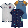Picture of Carter's Boy's 3pk Sunsuits & Rompers