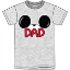 Picture of Adult Mens Tee Shirt Dad Fan Gray