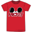 Picture of Adult Mens Tee Shirt Mickey Family Fan Red